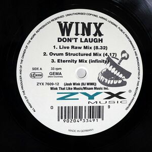 JOSH WINK/...DON’T LAUGH/ZYX MUSIC ZYX760912 12