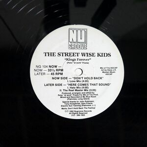 STREET WISE KIDS/KINGS FOREVER/NU GROOVE NG 104 12