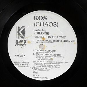 KOS (CHAOS) FEAT. SIMIANNE/DEFINITION OF LOVE/KMS 021 12