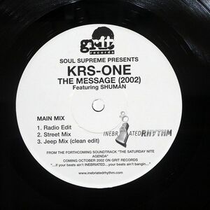 KRS ONE/THE MESSAGE (2002)/GRIT KRS001 12