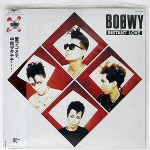 帯付き BOOWY/インスタント・ラヴ/JAPAN RECORD 28JAL3048 LP