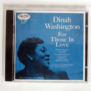 DINAH WASHINGTON/FOR THOSE IN LOVE/EMARCY 514 073-2 CD □