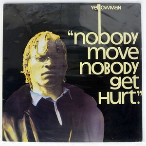 英 YELLOWMAN/NOBODY MOVE, NOBODY GET HURT/GREENSLEEVES GREL71 LP