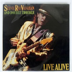 米 STEVIE RAY VAUGHAN & DOUBLE TROUBLE/LIVE ALIVE/EPIC E240511 LP