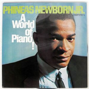 PHINEAS NEWBORN JR/A WORLD OF PIANO/CONTEMPORARY LAX3020 LP