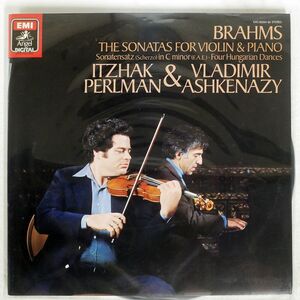 見本盤 PERLNAN/BRAHMS SONATAS FOR VIOLIN&PIANO/TOSHIBA EAC 90284 LP