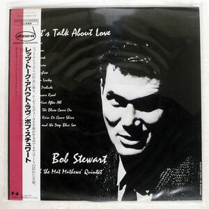 帯付き 見本盤 BOB STEWART/LET’S TALK ABOUT LOVE/DAWN 22WB7017 LP