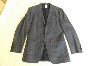 ★ポールスミス★テーラード ジャケット グレー シャドウチェック Mサイズ 3B Paul Smith スーツ ブルゾン アウター 美品