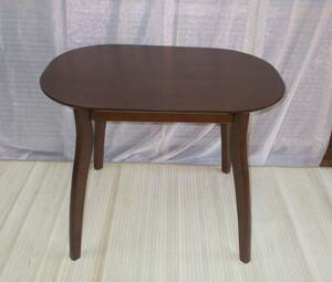 ダイニングテーブル　テーブル　オーク材仕様　90×61　BR色