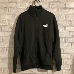 《新品》PUMA プーマ 裏起毛 スウェット ジャケット パンツ 上下セット ブラック メンズ M