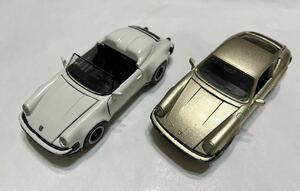 PORSCHE 911(930)2台SET Speedster(White) Carrera(Gold) 1/43Scale NZG製