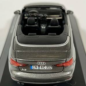 Audi 特注 Audi A3 Cabriolet 2008Year 1/43 Scale Dakota Grey Metallic Herpa 製の画像5