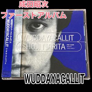 最終値下げ【CD】 成田昭次 ファースト ソロ アルバム WUDDAYACALLIT ワ・ダ・ヤ・コーリィット　男闘呼組　透明ケース新品に交換済み