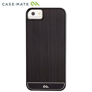 即決・送料無料)【金属調の高級感溢れるケース】Case-Mate iPhone SE(第一世代,2016)/5s/5 Crafted Case Brushed Alminum Black/Black