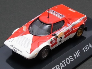 ★★日曜夜★ルース★SECRET★LANCIA STRATOS HF★1974 SANREMO★SANDRO MUNARI★RALLY CAR COLLECTION + PLUS★CM'S★1/64