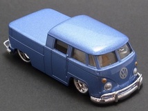 ★★★日曜夜★ルース★'63 VW (VOLKSWAGEN) BUS PICKUP (MICROBUS TRUCK)★DUB CITY OLDSKOOL WAVE 2★JADA TOYS★1/64_画像1