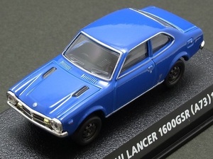 ** Sunday night * loose *MITSUBISHI LANCER 1600GSR (A73) 1974* out of print famous car COLLECTION VOL.4*KONAMI*1/64