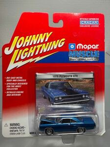 JOHNNY LIGHTNING 1970 PLYMOUTH GTX プリムス ブルー