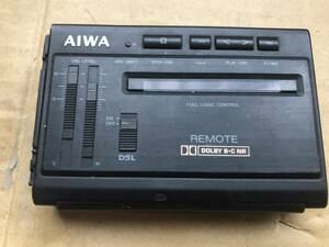 AIWA アイワ ポータブルカセットプレーヤー remote HS-PX20 JUNK DOLBY B-C