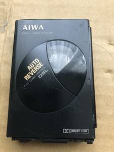 AIWA アイワ ポータブルカセットプレーヤー remote HS-PL10 JUNK