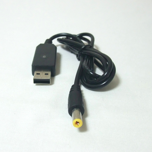 USB(DC5V)をDC9Vに昇圧する変換ケーブル（約1m、新品）の画像2