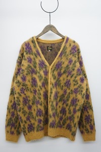 極美品 正規 23AW NEEDLS ニードルズ ニードルス Mohair Cardigan モヘア ニット セーター カーディガン NS282 茶 XL 本物 123O▲