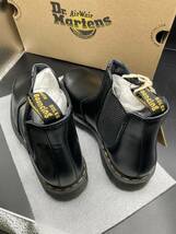 【1908】Dr.MarTens(ドクターマーチン)27888001 2976 BEX SQUARED チェルシー サイドゴア レザーブーツ BLACK US-5 約24cm 未使用_画像5