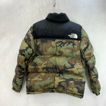 美品 THE NORTH FACE ノースフェイス ND92235 Novelty Nuptse Jacket ノベルティー ヌプシ ジャケット メンズ アウター ダウン M 迷彩 カモ_画像6