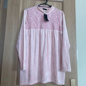 5/23値下げ!タグ付き新品未使用品!Mふわふわ生地トップスカットソー チュニック部屋着