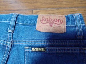 BOBSON 675 w32(平置き38cm)　テーパードジーンズ　送230円可能　