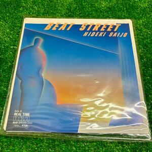 レコード　西城秀樹 BEAT STREET HIDEKI SAIJO LP LP盤