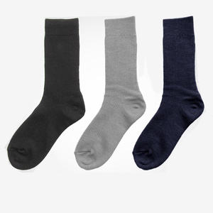 hi...(..) double socks gentleman 24~26cm black (hidamari-168317)