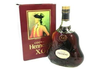1000円スタート ブランデー Hennessy XO グリーンボトル 箱付 ヘネシー 700ml 40% 未開栓 COGNAC コニャック 1 お酒A802