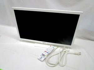 1000円スタート テレビ SHARP シャープ AQUOS アクオス 2T-C24DE 24インチ 2023年製 液晶 家電 引き取りのみ限定 1 QQ4017