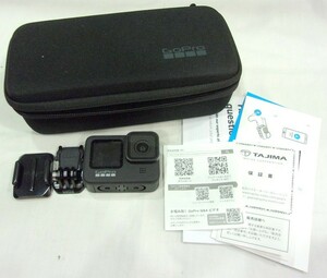 1000円スタート ビデオカメラ Gopro HERO9 black ゴープロ 通電のみ確認済み 充電コード欠品 アクションカメラ ケース付 WHO QQ1031
