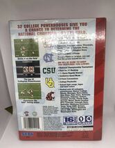 新品【College Football's National Championship II】北米版セガ ジェネシス用ソフト ⑤_画像2