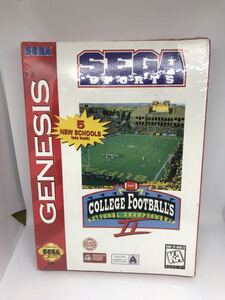 新品 【COLLEGE FOOTBALL'S Ⅱ】 北米版セガ ジェネシス用ソフト