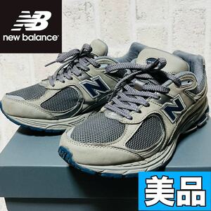 美品 正規品 ニューバランス new balance ML2002R A 27.5cm グレー 限定モデル スニーカー ランニングシューズ カジュアル スエード 8675