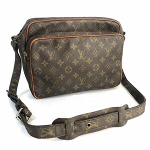 ■美品■希少■LOUIS VUITTON ルイヴィトン　モノグラム　ミグラトゥール(旧型ナイル) ショルダーバッグ　PVC×レザー　ECLAIL社ファスナー