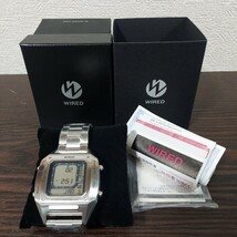 未使用 セイコー SEIKO ワイアード WIRED ビームス BEAMS 腕時計 w865-kkb0 シルバー_画像1