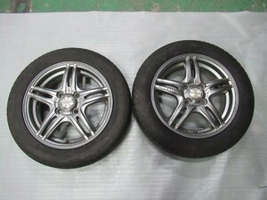 WAREN　14インチ　アルミホイール　14インチ　4.5J　INSET43　PCD100　4穴　2本セット　155/65R14　ファルケン　SINCERA　22349　伊t