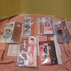  Showa Retro bread -stroke 6 point summarize Rena umfkske Japan gloves stockings tights including in a package un- possible .