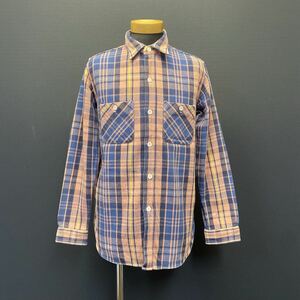 WEAR HOUSE check flannel Shirt ウェアハウス チェック柄 ネルシャツ size 36 長袖