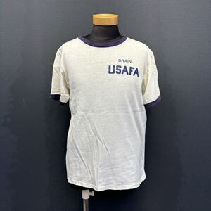 CHAMPION USAFA RINGER S/S TEE チャンピオン USAFA リンガー S/S Tシャツ size M ホワイト/ネイビー 半袖 トリコタグ