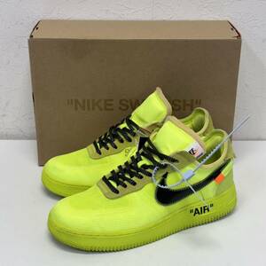 OFF-WHITE × NIKE Air Force 1 Low Volt AO4606-700 オフホワイト ナイキ エアフォース1 ロー ボルト size US 9.5 スニーカー