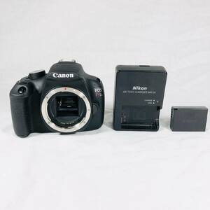 【１円スタート】Canon キャノン EOS Kiss X70 通電のみ確認 バッテリー、チャージャー付