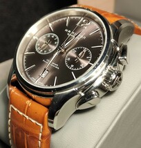 送料無料 2021年購入 Hamilton Jazz Master auto CHRONO ハミルトン ジャズマスター　オートマチック クロノグラフ カーキ khaki 腕時計_画像2