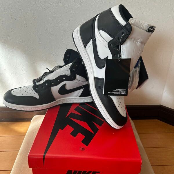 新古品　Nike Air Jordan 1 High '85 "Black/White"ナイキ エアジョーダン1 ハイ 28cm