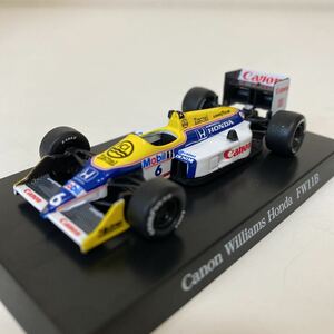 1/64 アオシマ　F1 GP ウイリアムズ　コレクション　　　キャノン　ウイリアムズ　ホンダ　FW11B #6 ネルソン　ピケ　1987