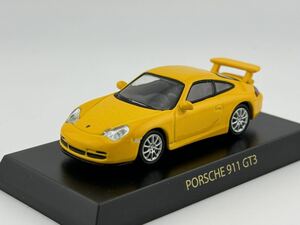 1/64 京商 サンクス　ポルシェ　911 GT3 黄　イエロー